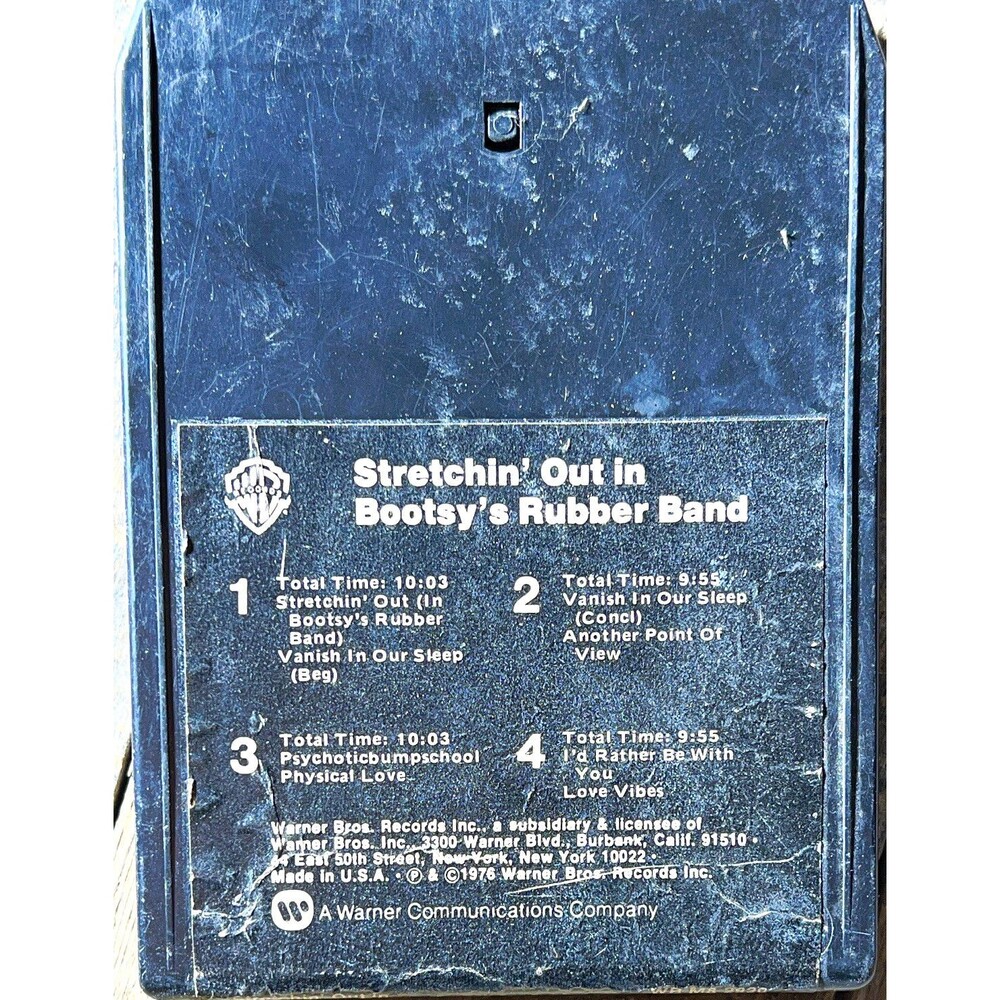 Bootsy's Rubber Band Stretchin' Out 8-Track Cartridge Warner Bros 1976